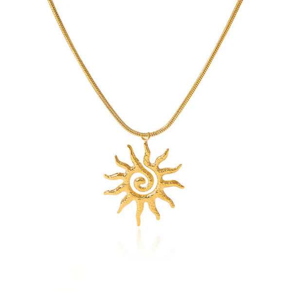 Anti Tarnish Sun Shaped Pendant