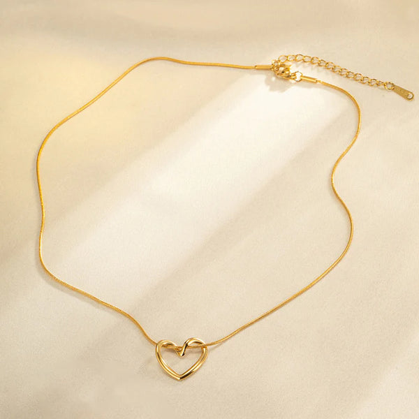Gold Plated Anti Tarnish My Heart Necklace