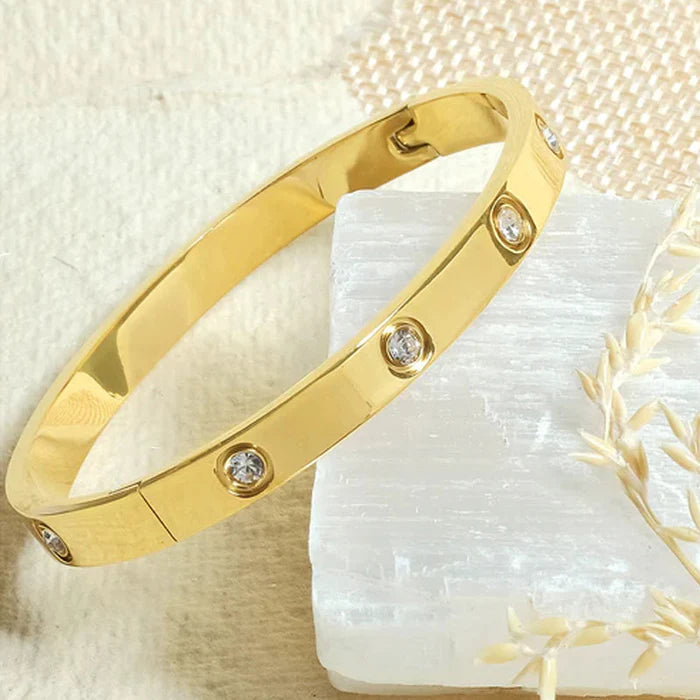Anti Tarnish Trending Diamond Bracelet