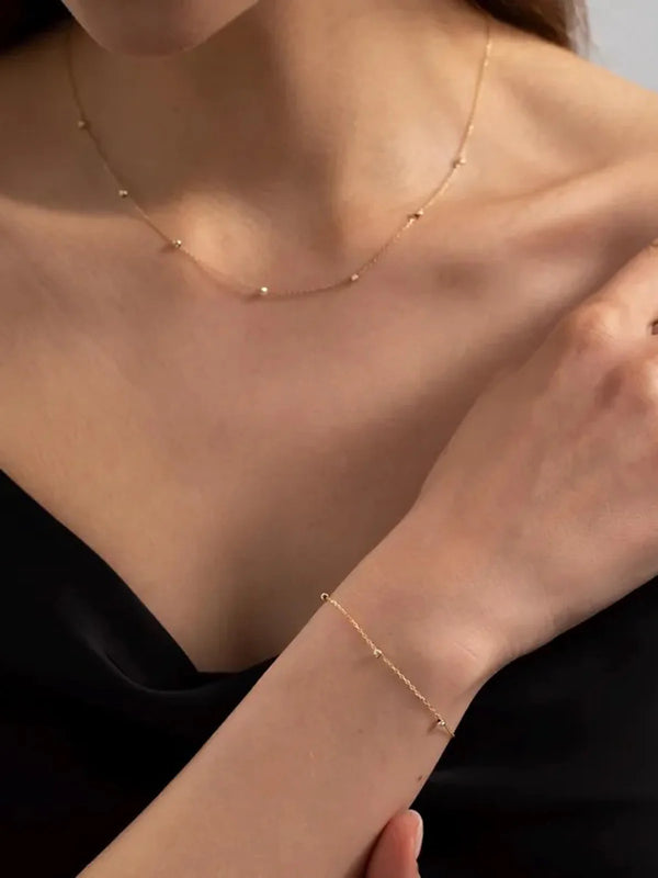 Emily Bracelet and Necklace Set